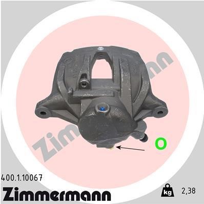 Otto Zimmermann 400110067 Суппорт тормозной 400110067: Отличная цена - Купить в Польше на 2407.PL!