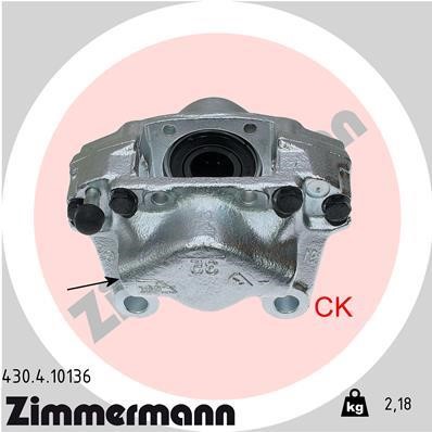 Otto Zimmermann 430410136 Brake caliper 430410136: Buy near me in Poland at 2407.PL - Good price!