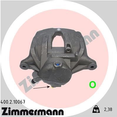 Otto Zimmermann 400210067 Brake caliper 400210067: Buy near me in Poland at 2407.PL - Good price!