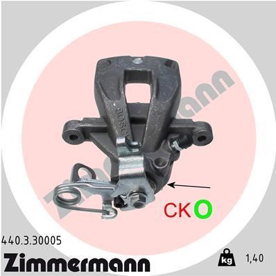 Otto Zimmermann 440330005 Brake caliper 440330005: Buy near me in Poland at 2407.PL - Good price!