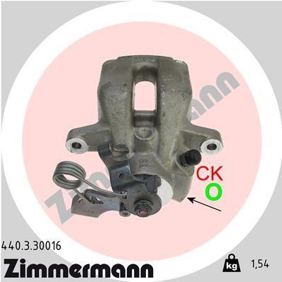Otto Zimmermann 440330016 Brake caliper 440330016: Buy near me in Poland at 2407.PL - Good price!