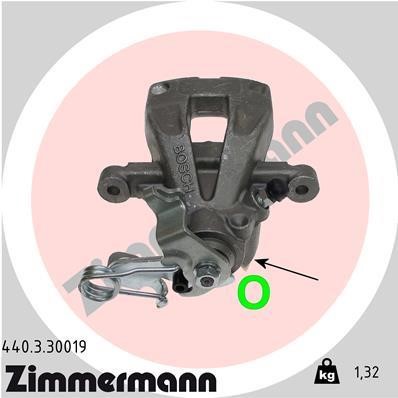 Otto Zimmermann 440330019 Brake caliper 440330019: Buy near me in Poland at 2407.PL - Good price!