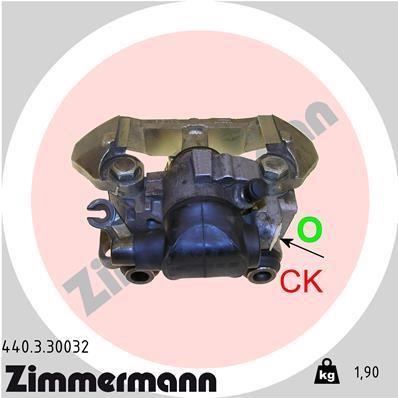 Otto Zimmermann 440330032 Суппорт тормозной 440330032: Отличная цена - Купить в Польше на 2407.PL!