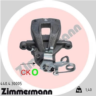 Otto Zimmermann 440430005 Brake caliper 440430005: Buy near me in Poland at 2407.PL - Good price!