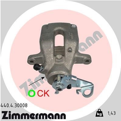 Otto Zimmermann 440430008 Brake caliper 440430008: Buy near me in Poland at 2407.PL - Good price!