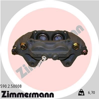 Otto Zimmermann 590250008 Brake caliper 590250008: Buy near me in Poland at 2407.PL - Good price!