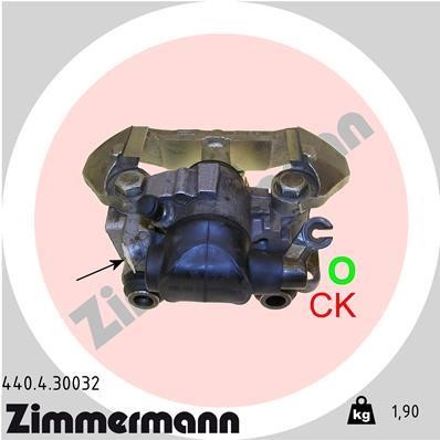 Otto Zimmermann 440430032 Суппорт тормозной 440430032: Отличная цена - Купить в Польше на 2407.PL!
