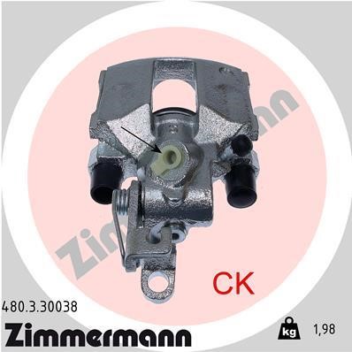 Otto Zimmermann 480330038 Brake caliper 480330038: Buy near me in Poland at 2407.PL - Good price!