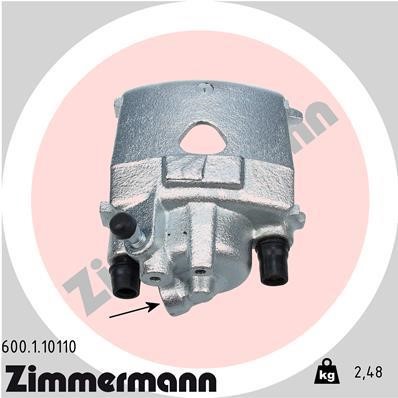 Otto Zimmermann 600110110 Brake caliper 600110110: Buy near me in Poland at 2407.PL - Good price!