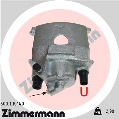 Otto Zimmermann 600110140 Brake caliper 600110140: Buy near me in Poland at 2407.PL - Good price!