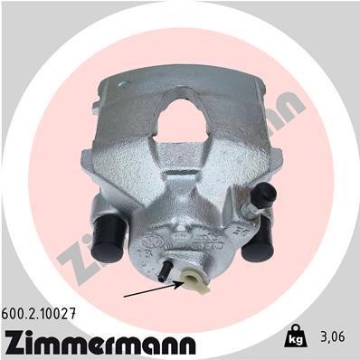 Otto Zimmermann 600210027 Brake caliper 600210027: Buy near me in Poland at 2407.PL - Good price!