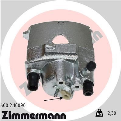Otto Zimmermann 600210090 Brake caliper 600210090: Buy near me in Poland at 2407.PL - Good price!