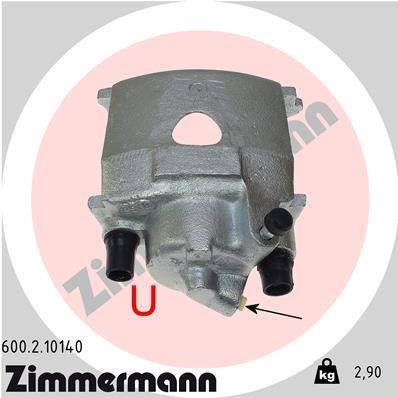 Otto Zimmermann 600210140 Brake caliper 600210140: Buy near me in Poland at 2407.PL - Good price!