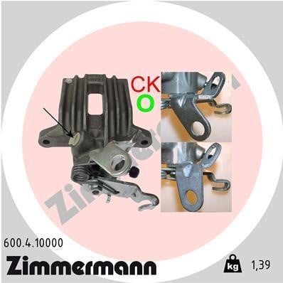 Otto Zimmermann 600410000 Brake caliper 600410000: Buy near me in Poland at 2407.PL - Good price!
