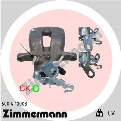 Otto Zimmermann 600410003 Brake caliper 600410003: Buy near me at 2407.PL in Poland at an Affordable price!