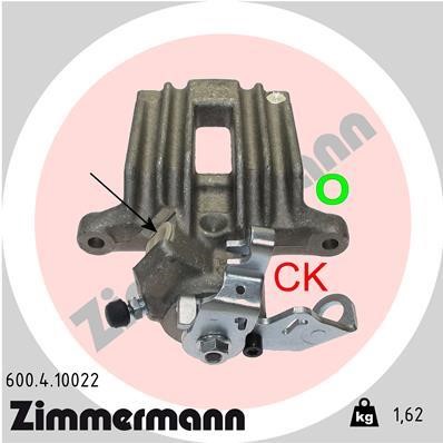 Otto Zimmermann 600410022 Brake caliper 600410022: Buy near me in Poland at 2407.PL - Good price!