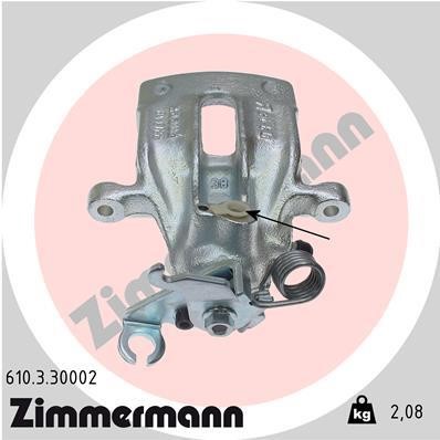 Otto Zimmermann 610330002 Brake caliper 610330002: Buy near me in Poland at 2407.PL - Good price!