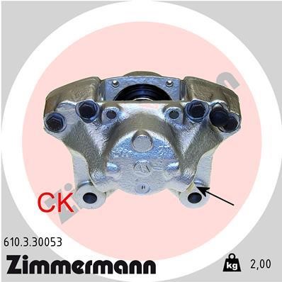 Otto Zimmermann 610330053 Brake caliper 610330053: Buy near me in Poland at 2407.PL - Good price!