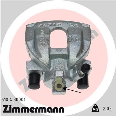 Otto Zimmermann 610430001 Zacisk hamulcowy 610430001: Dobra cena w Polsce na 2407.PL - Kup Teraz!