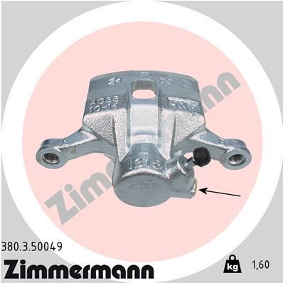 Otto Zimmermann 380350049 Brake caliper 380350049: Buy near me in Poland at 2407.PL - Good price!