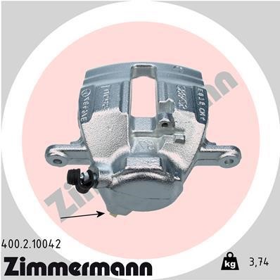 Otto Zimmermann 400210042 Суппорт тормозной 400210042: Купить в Польше - Отличная цена на 2407.PL!