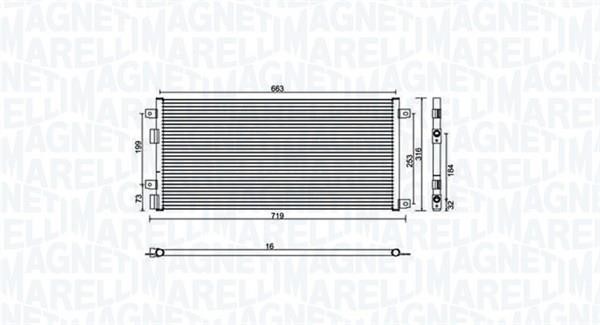 Magneti marelli 350203887000 Радиатор кондиционера (Конденсатор) 350203887000: Отличная цена - Купить в Польше на 2407.PL!