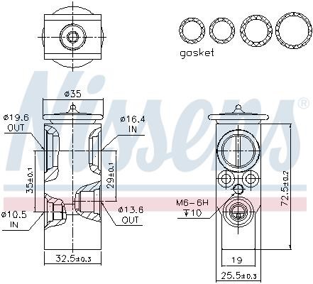 Nissens 999394 Клапан расширительный кондиционера 999394: Купить в Польше - Отличная цена на 2407.PL!