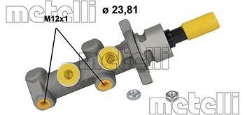 Metelli 05-0426 Brake Master Cylinder 050426: Buy near me in Poland at 2407.PL - Good price!