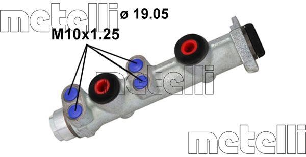 Metelli 05-0770 Brake Master Cylinder 050770: Buy near me in Poland at 2407.PL - Good price!