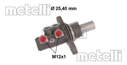 Metelli 05-0878 Brake Master Cylinder 050878: Buy near me in Poland at 2407.PL - Good price!
