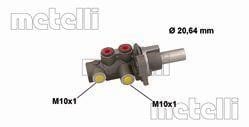 Metelli 05-0886 Головний гальмівний циліндр 050886: Приваблива ціна - Купити у Польщі на 2407.PL!