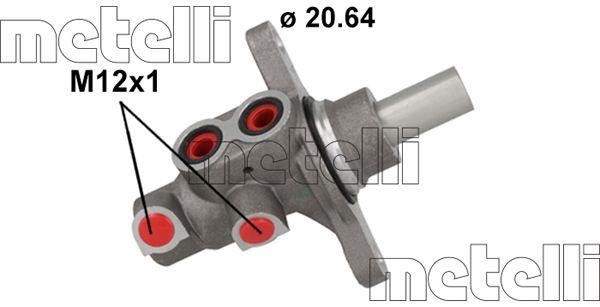 Metelli 05-0898 Brake Master Cylinder 050898: Buy near me in Poland at 2407.PL - Good price!