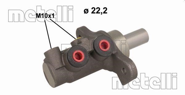 Metelli 05-1135 Brake Master Cylinder 051135: Buy near me in Poland at 2407.PL - Good price!