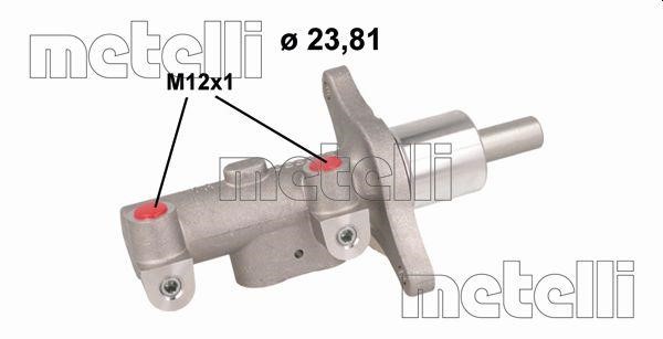 Metelli 05-1137 Brake Master Cylinder 051137: Buy near me in Poland at 2407.PL - Good price!