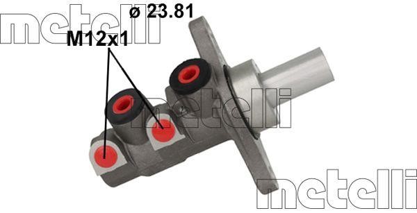 Metelli 05-1147 Brake Master Cylinder 051147: Buy near me in Poland at 2407.PL - Good price!