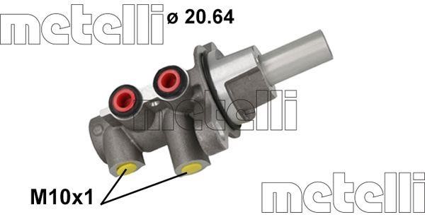 Metelli 05-1148 Brake Master Cylinder 051148: Buy near me at 2407.PL in Poland at an Affordable price!