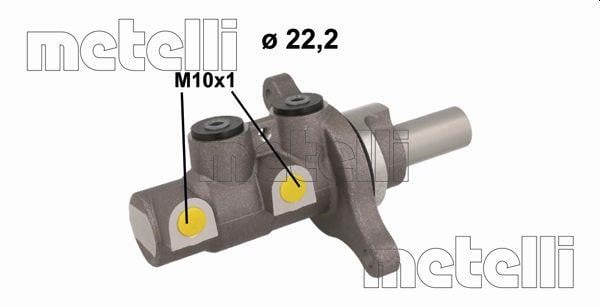 Metelli 05-1151 Циліндр гальмівний, головний 051151: Приваблива ціна - Купити у Польщі на 2407.PL!