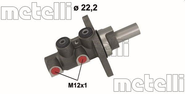 Metelli 05-1152 Brake Master Cylinder 051152: Buy near me at 2407.PL in Poland at an Affordable price!