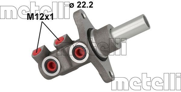 Metelli 05-1158 Brake Master Cylinder 051158: Buy near me in Poland at 2407.PL - Good price!