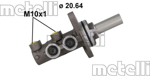 Metelli 05-1162 Brake Master Cylinder 051162: Buy near me in Poland at 2407.PL - Good price!