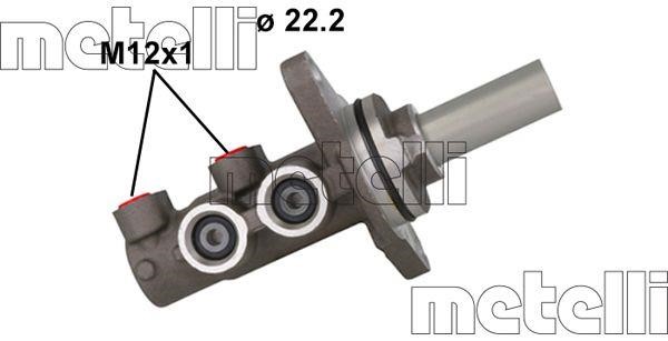 Metelli 05-1164 Brake Master Cylinder 051164: Buy near me in Poland at 2407.PL - Good price!