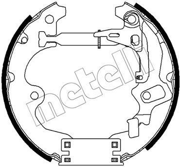 Metelli 51-0503 Bremsbackensatz 510503: Kaufen Sie zu einem guten Preis in Polen bei 2407.PL!