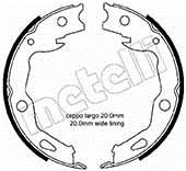 Metelli 53-0666 Parking brake shoes 530666: Buy near me at 2407.PL in Poland at an Affordable price!
