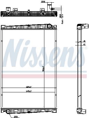 Nissens 67193 Radiator, engine cooling 67193: Buy near me in Poland at 2407.PL - Good price!