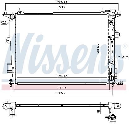 Nissens Kühler motorkühlung – Preis