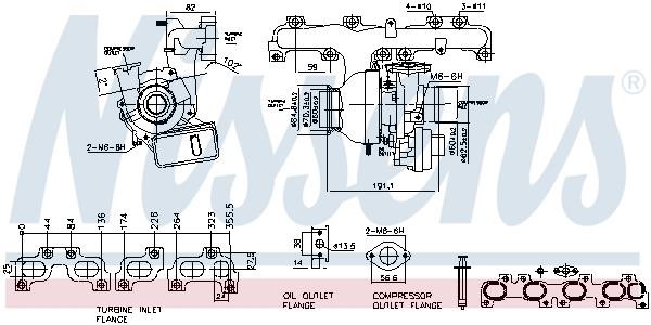 Nissens 93348 Компрессор, наддув 93348: Купить в Польше - Отличная цена на 2407.PL!