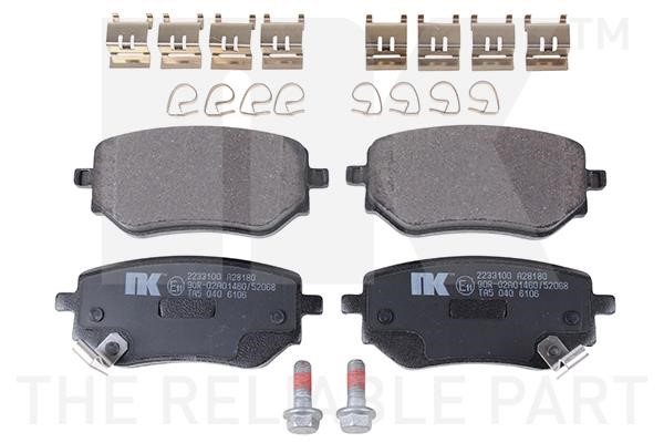 NK 2233100 Brake Pad Set, disc brake 2233100: Buy near me in Poland at 2407.PL - Good price!