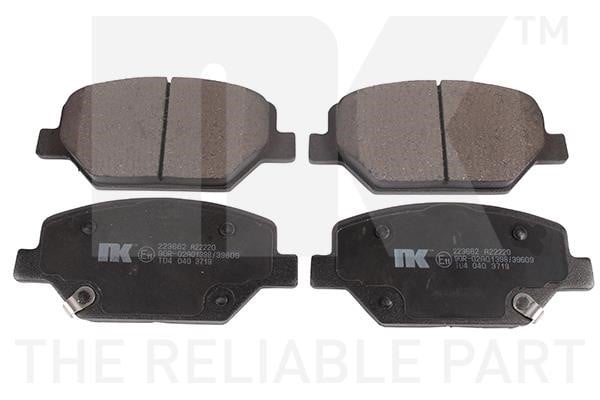 NK 223662 Brake Pad Set, disc brake 223662: Buy near me in Poland at 2407.PL - Good price!