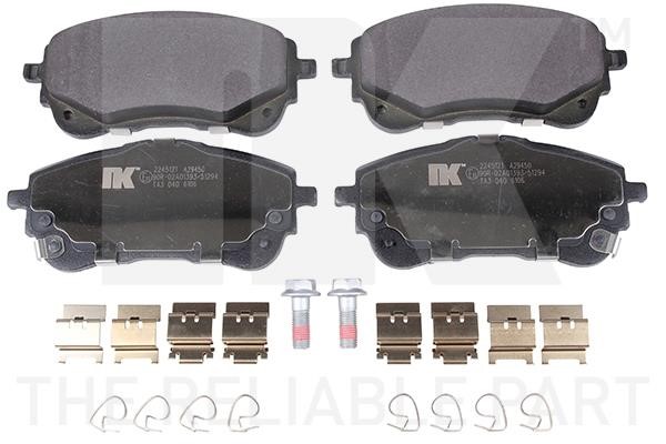 NK 2245121 Brake Pad Set, disc brake 2245121: Buy near me in Poland at 2407.PL - Good price!