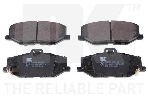 NK 225229 Brake Pad Set, disc brake 225229: Buy near me in Poland at 2407.PL - Good price!